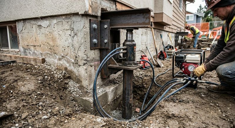Foundation Lifting project example